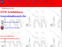 Tablet Screenshot of ffw-schildthurn.zeilarn.de